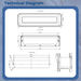 Heritage Style Letterplate – Fits Doors 42mm to 80mm Thick - Traditional Door Mail Slot for Timber, Composite & uPVC Doors