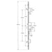 ERA Latch Deadbolt 2 Hooks 2 Rollers Split Spindle 35mm Backset