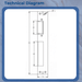 Universal Upvc Door Latch & Deadbolt Plate Centre Keep Right & Left Kit With Screws