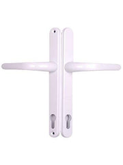 UPVC Millenco Double Glazing 117pz Door Handle Sprung Pair 235mm Set PVC White
