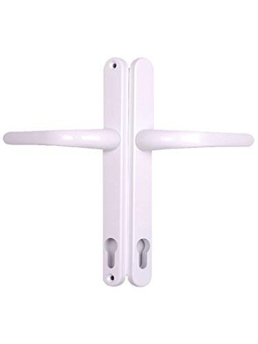 UPVC Millenco Double Glazing 117pz Door Handle Sprung Pair 235mm Set PVC White