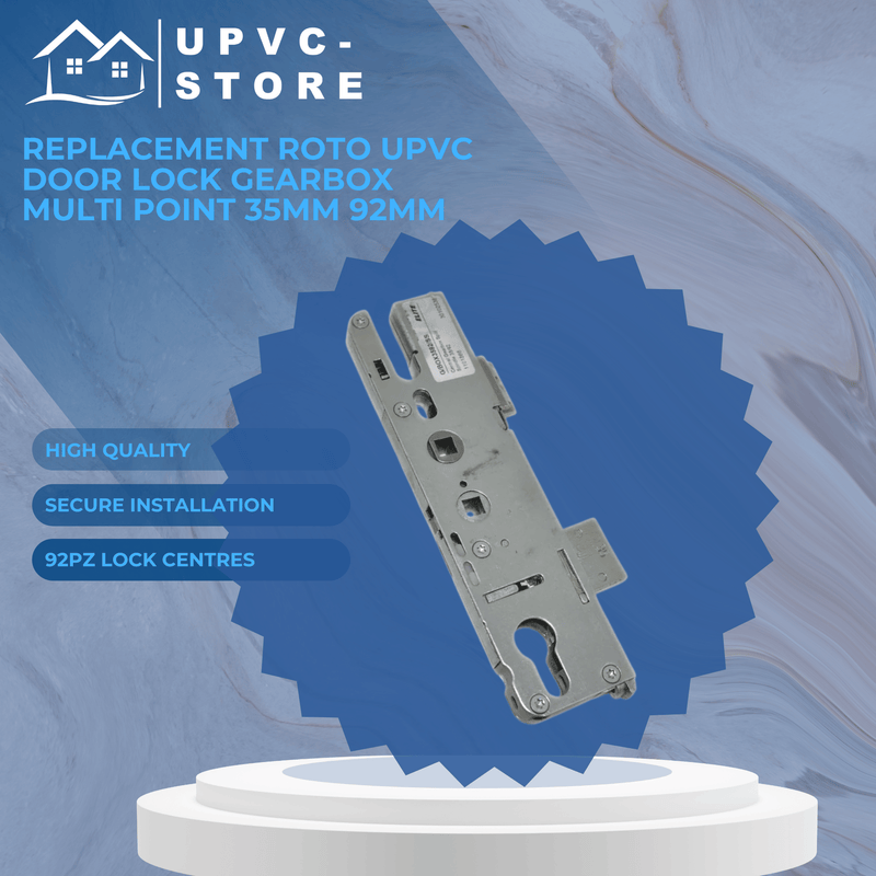 Replacement Roto Upvc Door Lock Gearbox Multi Point 35mm 92mm