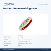 ProDec General Purpose Masking Tape 19mm × 50m