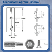Refurb Kit ERA 2 Big Hook Multipoint Door Lock Repair Refurbishment Kit – uPVC & Composite Doors- 35mm or 45mm Backset