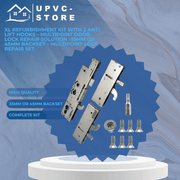 XL Refurbishment Kit with 2 Anti-Lift Hooks – Multipoint Door Lock Repair Solution -35mm or 45mm Backset – Multipoint Lock Repair Set