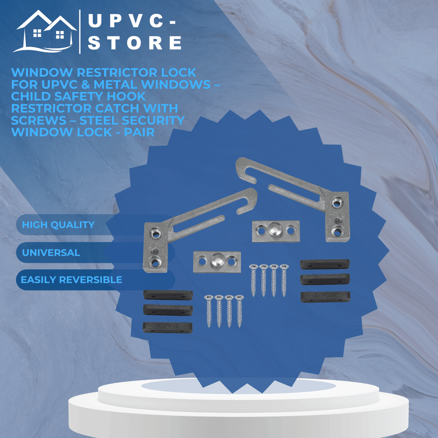 Window Restrictors Sign Window Restrictors — UPVCSTORE