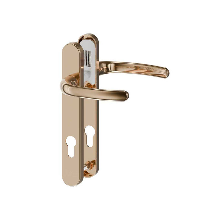 Direkt Door Handle 122mm Screw Centres, 92PZ Sprung