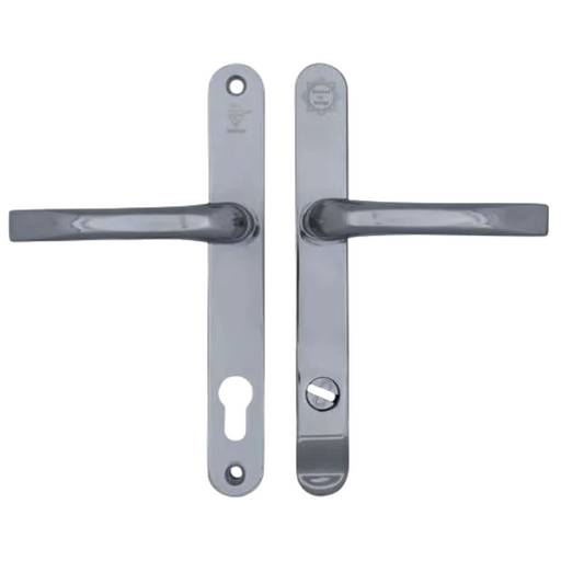 Mila ProSecure TS007 2-Star uPVC Multipoint Door Handles – Sprung Lever Lever, 92mm PZ, 212mm Screw Centres