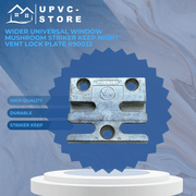 Yale Wider Universal Window Mushroom Striker Keep Night Vent Lock Plate R90032