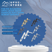 Fab Fix Balmoral UPVC Lever Door Handles 92pz 211mm Screw Centres