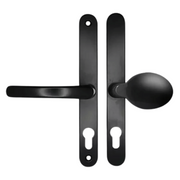 UPVC Lever Moveable Pad uPVC Door Handles for Multipoint Locks – 68mm PZ, 215mm Screw Centres, Sprung