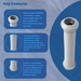 High-Security uPVC Door Viewer – Wide Angle Peephole 