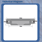Lockmaster Mila Master PLK99 Upvc Door Roller Keep Strike Plate Receiver