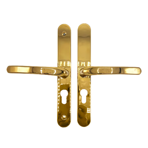 uPVC Multipoint Door Handles – Sprung Lever/Lever, 48mm PZ, 200mm Screw Centres for UPVC Doors