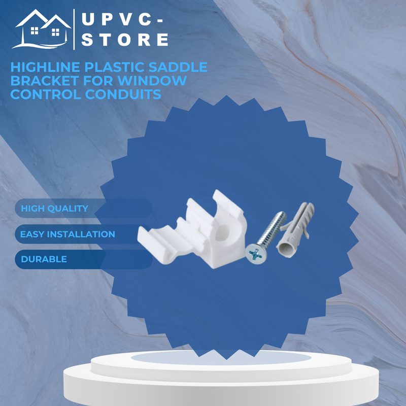 Highline Plastic Saddle Bracket for Window Control Conduits