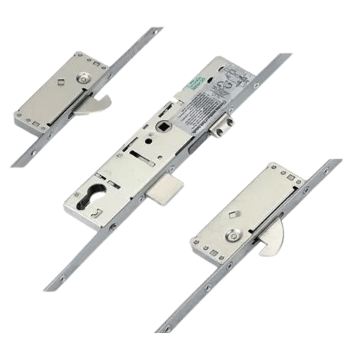 Spring Split Spindle ERA Multipoint Door Lock – Split Spindle with Latch, Deadbolt & 2 Larg ...
