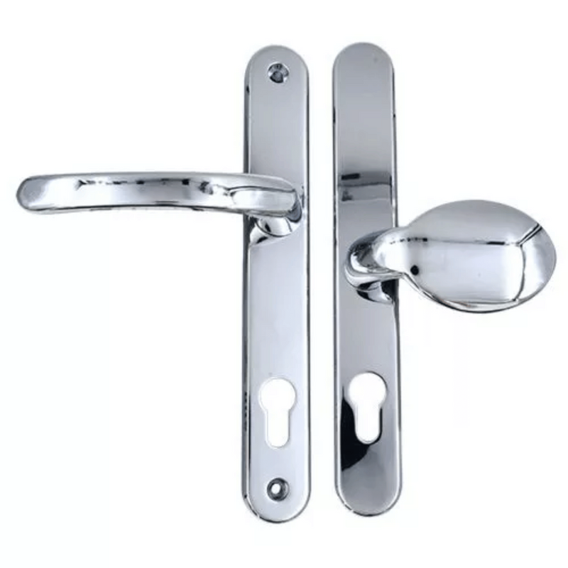 UPVC Multipoint Door Handles – Sprung Lever/Moveable Pad, 92mm/62mm PZ, 212mm Screw Centres