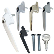 Yale Quartus Inline uPVC Window Handle – Key Locking Espag