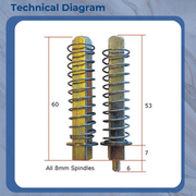 Winkhaus Upvc Split Spindle Pack Door Handle and Door Lock for Key Only Entry