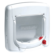 Staywell Magnetic 4-Way Locking Deluxe Pet Door Flap – Secure Cat & Small Dog Access