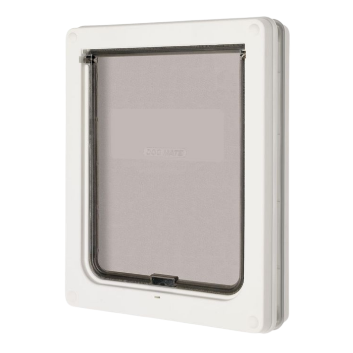 Dog Mate Pet Dog Door Flap Dogs & Cats Medium White 215 215W Flap size 26 x 22cm