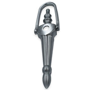 Graphite Fab & Fix Victorian Urn Slim Face Fix Door Knocker Fixing Knockers