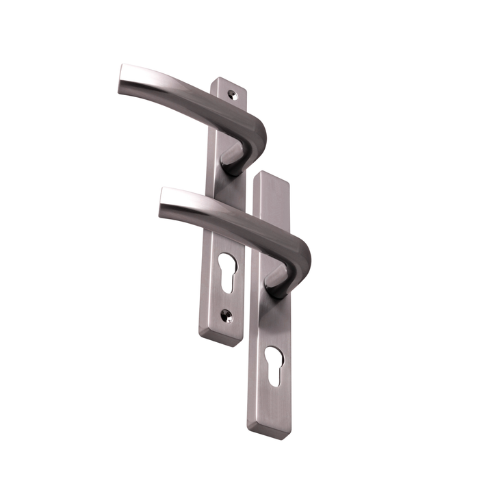 Architectural Sprung Offset Lever Door Handle – Secure & Contemporary Hardware