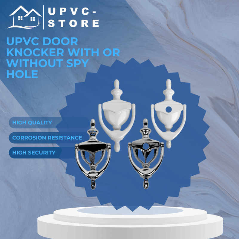 Direkt UPVC Door Knocker With Or Without Spy Hole