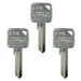Security Key 6 pin key blanks 1 Star ES Grade 6 1600C60