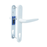 UPVC Double Glazing Trojan Sparta 92PZ Sprung Patio Door Handle Set PVC 212mm Screw Centers