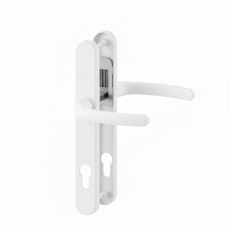 uPVC Door Handle 215mm Screw Centres 92PZ Sprung - Super Express