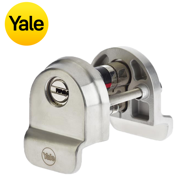 Yale High Quality Security Satin Polished Chrome Brass Finish Euro Door Cylinder Pull