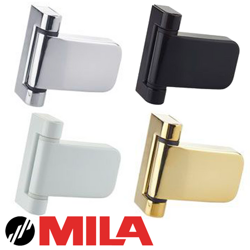 Mila Prosecure Upvc Flag Door Hinge 18 19 20 21 22 mm Rebate Various Colours