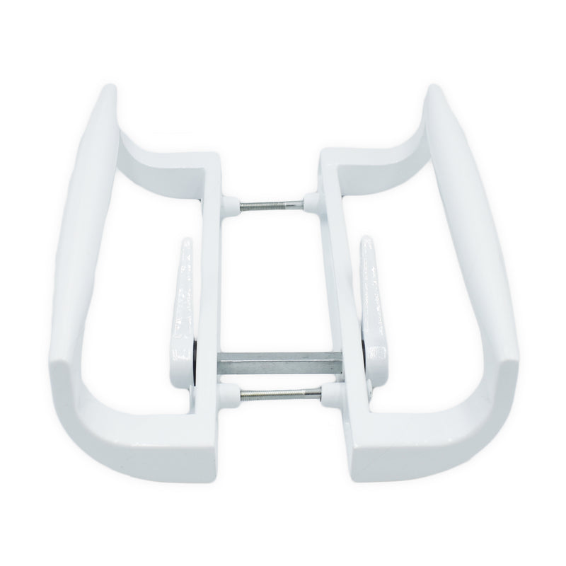 uPVC Fuhr Sliding Patio Door D Handle 90pz - Inline Lever Pair Set Ellbee Caravan Compatible