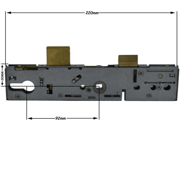 ERA Lever Operated Latch Deadbolt Split Spindle Gearbox 30mm UPVC Door
