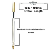 Saracen Shoot Bolt Rod Snap Click Fit Into Upvc Window Lock Various Sizes