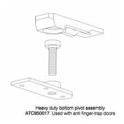 Axim Bottom Pivot Assembly for TC-8800 Transom Closer heavy duty bottom pivots