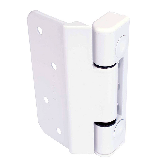 White Era Laird Challenger 3D Butt Rebate Door Hinge for Timber Composite Doors composite door hinges