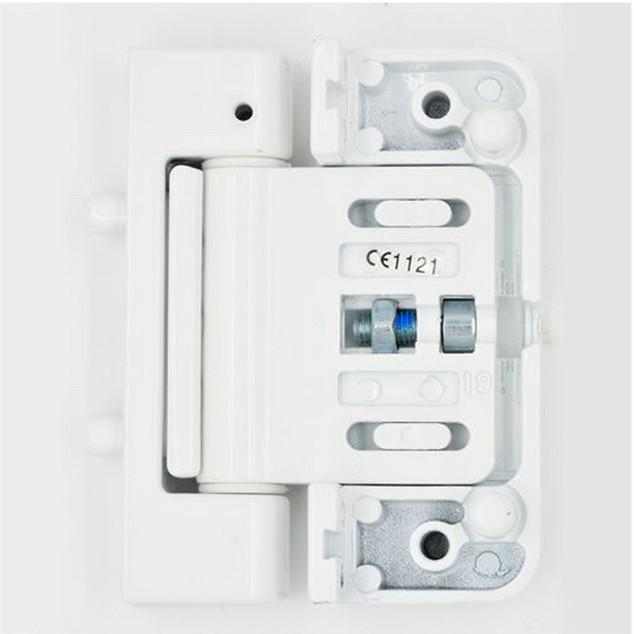 UPVC Double Glazing Door Flag Hinge Adjustable by Mila Evolution White