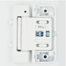 UPVC Double Glazing Door Flag Hinge Adjustable by Mila Evolution White