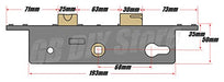 UPVC Door Lock Gearbox Fullex SL16 Multipoint Centre Case 35mm Backset