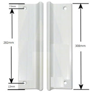 Universal Dummy Patio Door Handles Inline 282mm Screw Fix
