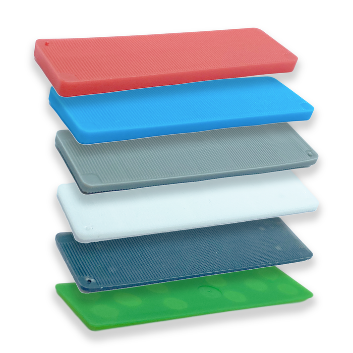 Glazing Glass Flat Plastic Packers 100mm x 28mm Several Sizes Availabl ...