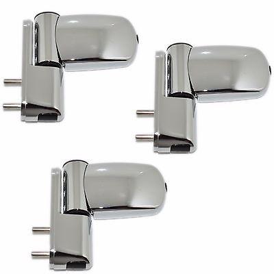 PACK OF 3 CHROME AVOCET MT3D FLAG HINGE