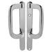 Trojan Sliding Patio Door Handle Non Locking Dummy Set 154mm Fixing Fully Reversible