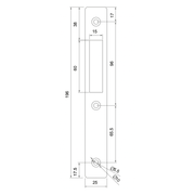 Axim LK1800 Mortice Hook Faceplates