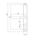 UPVC Door Handle Fullex 68PZ Sprung Double Glazing Pair Set PVC 215mm Genuine UAP Fullex