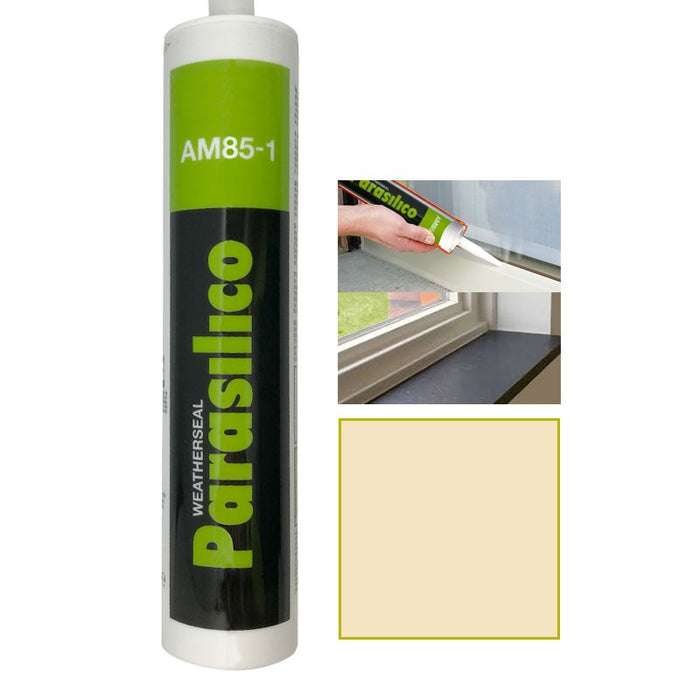 Parasilico AM85-1 Range of Colours 310ml Silicone Sealant Hi-Grade Silicone