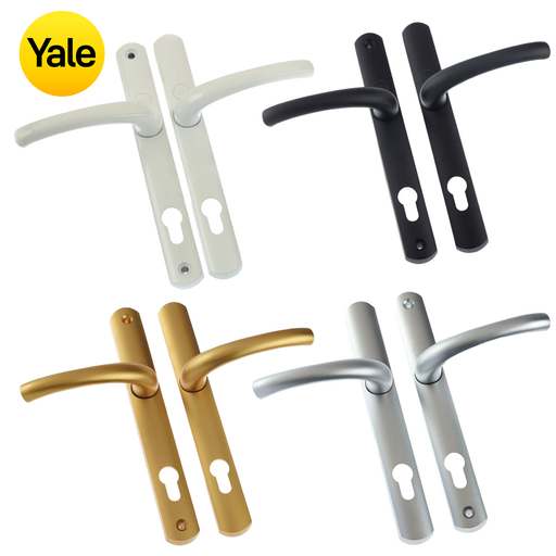 Yale Superior uPVC Door Handle Sprung Lever Lever Set PZ 92mm 215mm Fixings