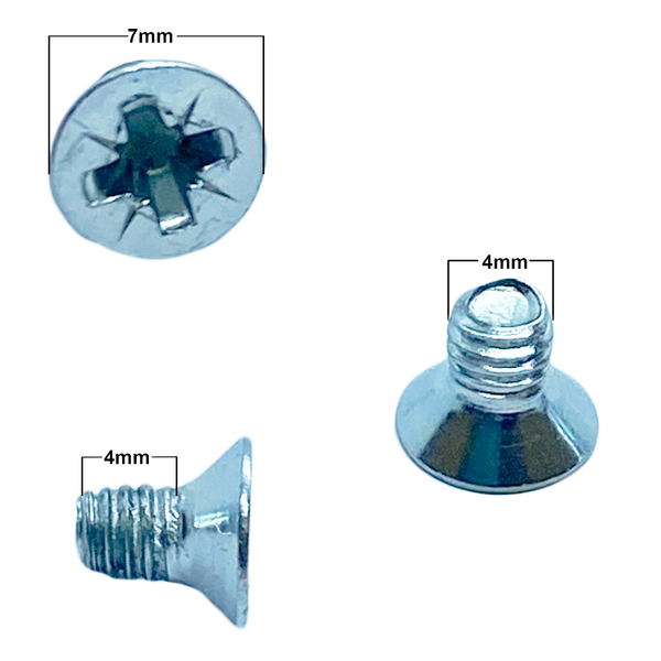 Door Latch Keep M4.0 Grub Screws Bolt Bag 10